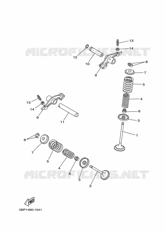 SOUPAPE Yamaha MOTO 250 2015 XT  XT250