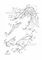COUVERCLE LATERAL pour Yamaha XMAX 2016