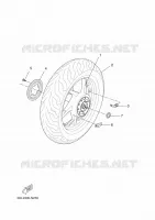 ROUE ARRIERE pour Yamaha XMAX 2016