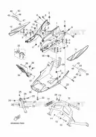 SUPPORT / REPOSE PIEDS pour Yamaha XMAX 2016