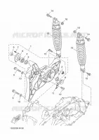BRAS OSCILLANT / AMORTISSEUR pour Yamaha XMAX ABS 2015