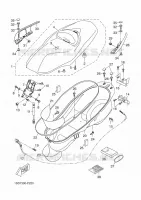 SELLE pour Yamaha XMAX ABS 2015
