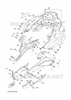 COUVERCLE LATERAL pour Yamaha XMAX ABS 2015
