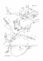 GUIDON ET CABLES pour Yamaha XMAX ABS 2015