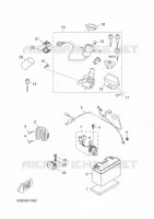 PARTIE ELECTRIQUE 1 pour Yamaha XMAX ABS 2015
