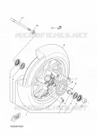 ROUE AVANT pour Yamaha XMAX ABS 2015