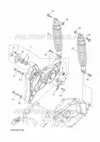 BRAS OSCILLANT / AMORTISSEUR pour Yamaha XMAX ABS 2015
