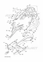 COUVERCLE LATERAL pour Yamaha XMAX ABS 2015