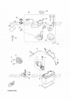 PARTIE ELECTRIQUE 1 pour Yamaha XMAX ABS 2015