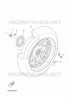ROUE ARRIERE pour Yamaha XMAX ABS 2015