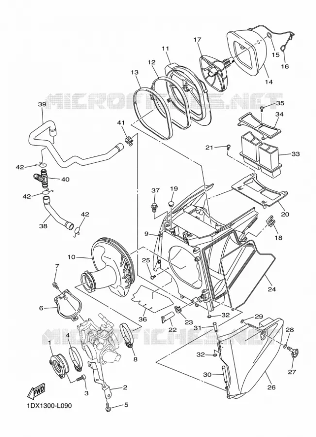 ADMISSION Yamaha MOTO 450 2015 WRF  WR450F