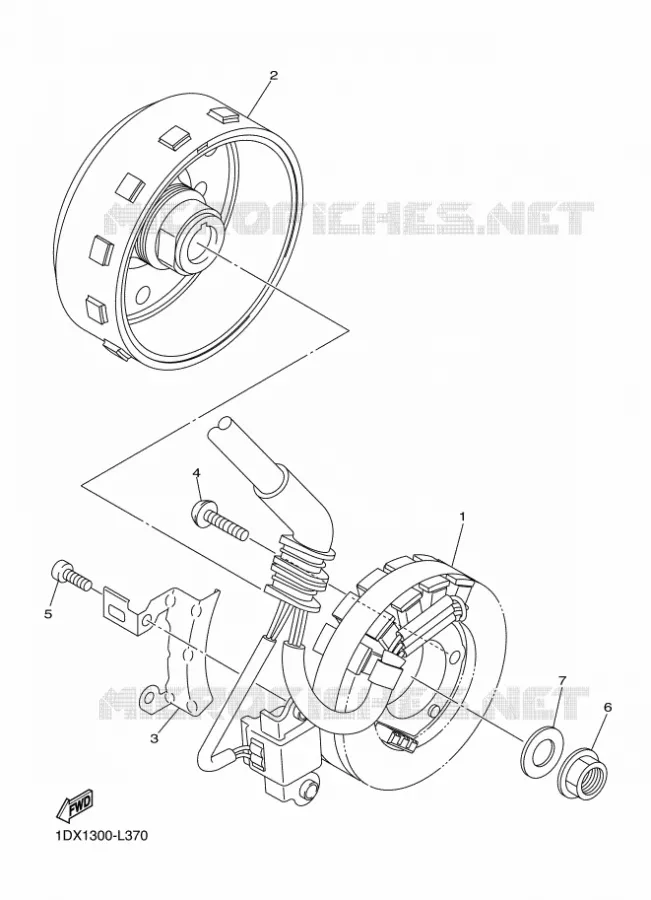 ALLUMAGE Yamaha MOTO 450 2015 WRF  WR450F