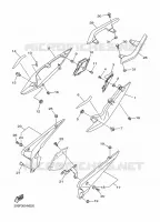 COUVERCLE LATERAL pour Yamaha XJ6 2014