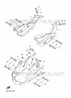 COUVERCLE LATERAL 2 pour Yamaha XJ6 2014