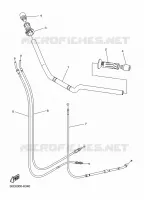 GUIDON ET CABLES pour Yamaha XJ6 2014