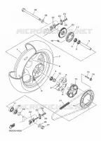 ROUE ARRIERE pour Yamaha XJ6 2014