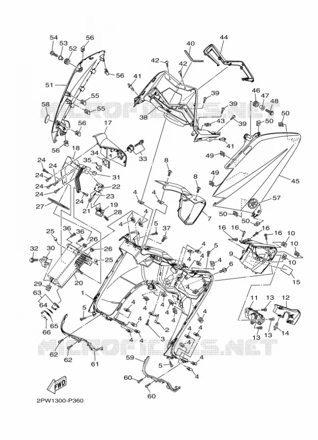 PROTEGE JAMBES Yamaha SCOOTER 500 2015 TMAX  XP500