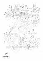 ECHAPPEMENT pour Yamaha XTZ TENEREABS 2015