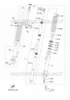 FOURCHE pour Yamaha XTZ TENEREABS 2015