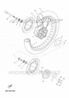 ROUE AVANT pour Yamaha XTZ TENEREABS 2015