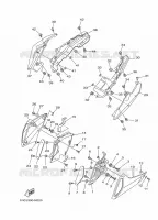 COUVERCLE LATERAL pour Yamaha MT09 ABS 2014