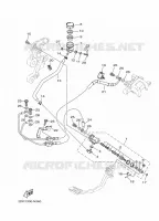 MAITRE CYLINDRE DE FREIN ARRIERE pour Yamaha MT09 ABS 2014