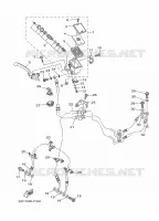 MAITRE CYLINDRE DE FREIN AVANT pour Yamaha MT09 TRACER 2015