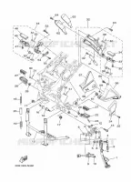 SUPPORT / REPOSE PIEDS pour Yamaha XTZ SUPER TENERE 2015