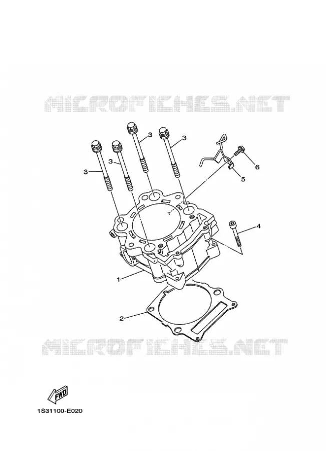 CYLINDRE Yamaha QUAD 700 2015 RAPTOR  YFM700RYFM700RF