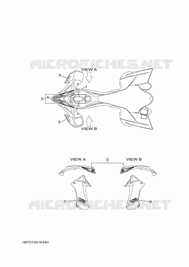EMBLEME Yamaha QUAD 450 2011 YFZ R  YFZ450R