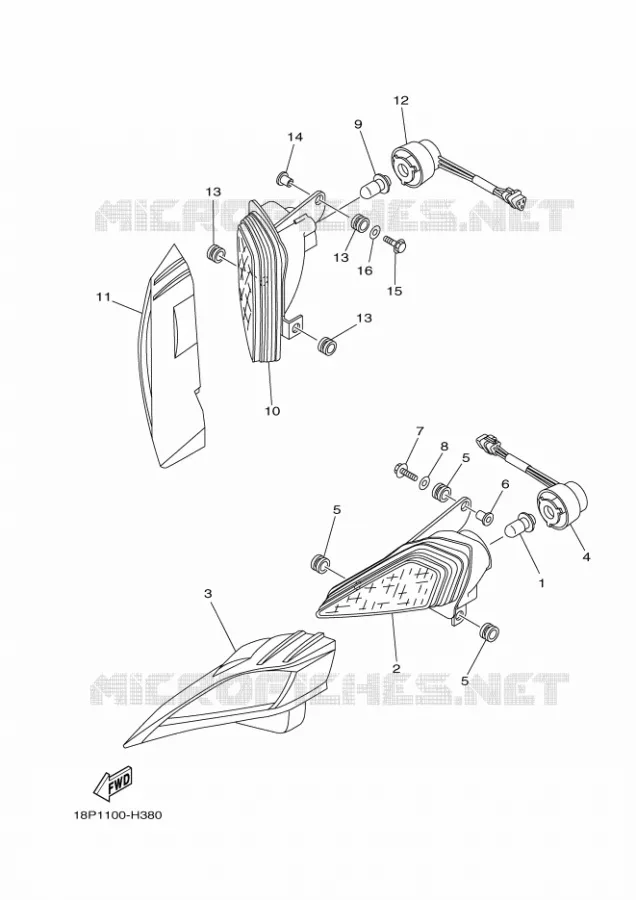 PHARE  Yamaha QUAD 450 2013 YFZ R  YFZ450R