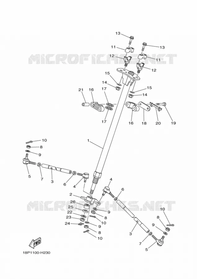 DIRECTION Yamaha QUAD 450 2013 YFZ R  YFZ450R