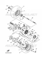 ROUE ARRIERE pour Yamaha GRIZZLY 2011