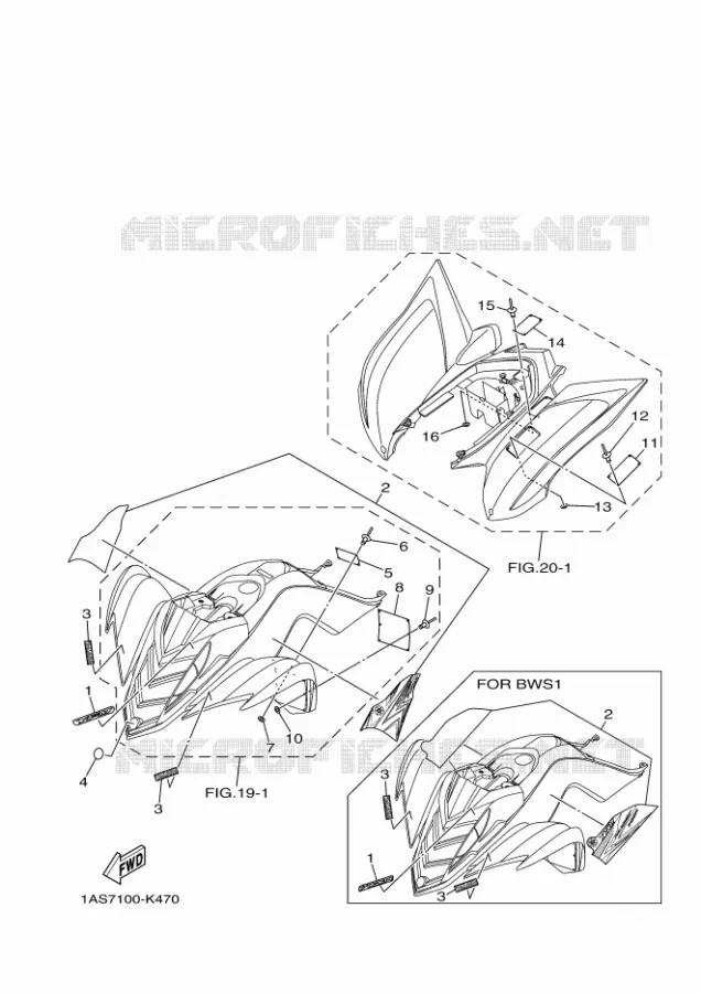 EMBLEME / ETIQUETTE 2 Yamaha QUAD 700 2011 RAPTOR  YFM700R