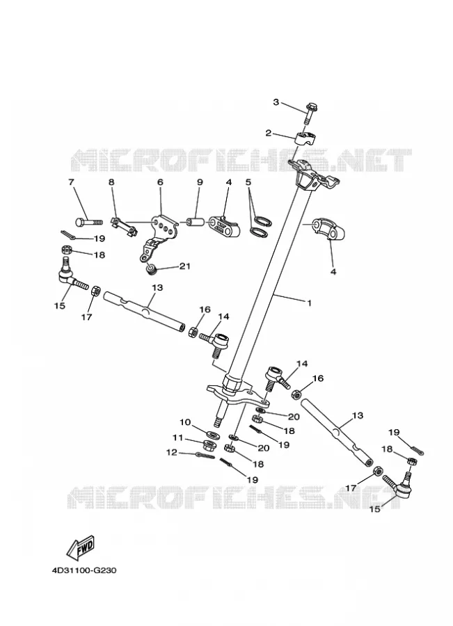 DIRECTION Yamaha QUAD 250 2010 RAPTOR  YFM250R