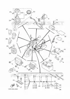 PARTIE ELECTRIQUE 1 pour Yamaha XOVER 2010