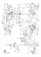 COUVERCLE LATERAL pour Yamaha XVS 2016
