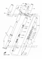 FOURCHE pour Yamaha XVS 2016