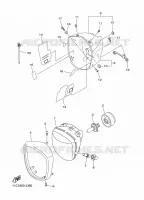 PHARE  pour Yamaha XVS 2016