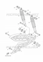 BRAS OSCILLANT / AMORTISSEUR pour Yamaha XOVER 2011