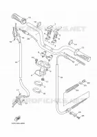 GUIDON ET CABLES pour Yamaha XOVER 2011