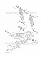 BRAS OSCILLANT / AMORTISSEUR pour Yamaha XOVER 2011