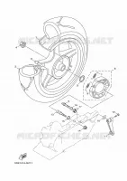 ROUE ARRIERE pour Yamaha XOVER 2011