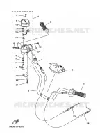 GUIDON ET CABLES pour Yamaha GRIZZLY 2007