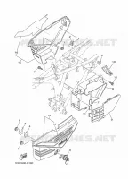 COUVERCLE LATERAL pour Yamaha CRUX 2009