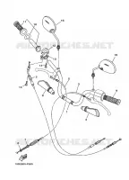 GUIDON ET CABLES pour Yamaha CRUX 2009