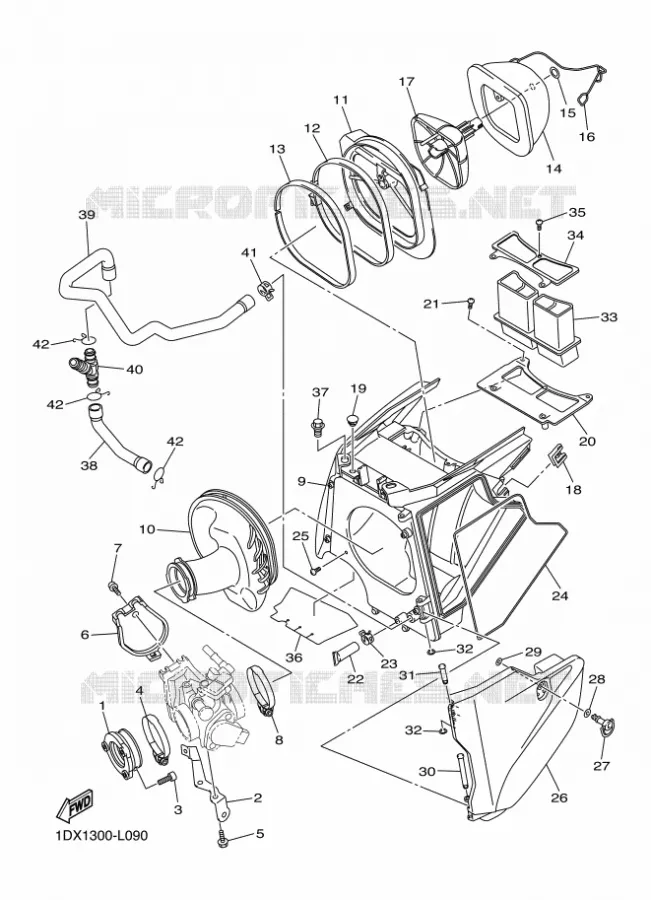 ADMISSION Yamaha MOTO 450 2014 WRF  WR450F