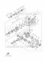 CARDAN / COUPLE CONIQUE pour Yamaha GRIZZLY 2014