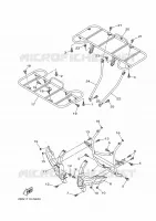 PARE CHOCS pour Yamaha GRIZZLY 2015