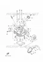 CULASSE pour Yamaha GRIZZLY 2014
